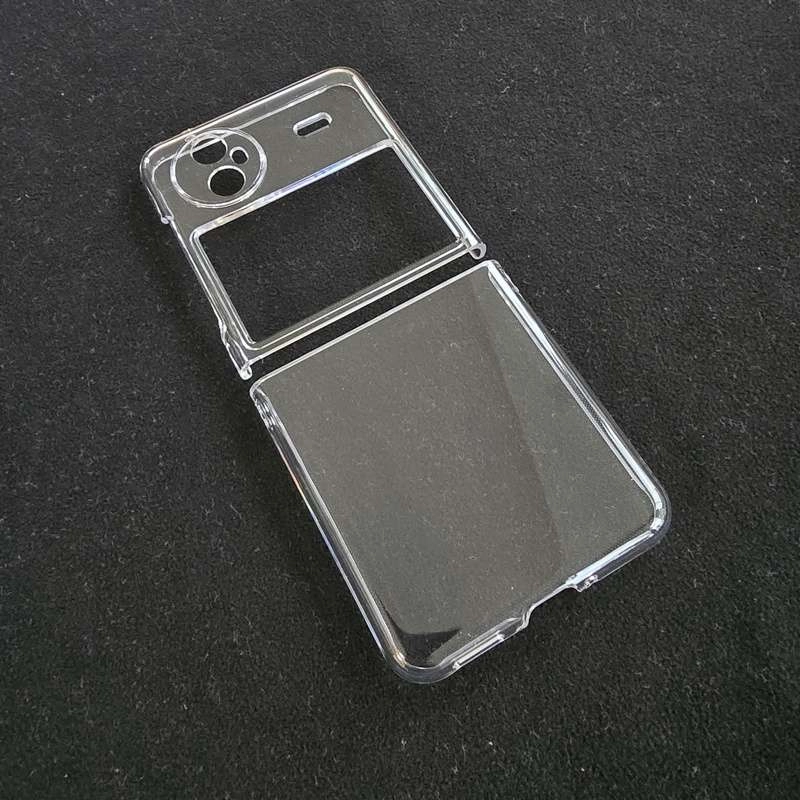 Ốp lưng nhựa cứng trong suốt Vivo X Flip